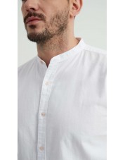 M2501-1 Chemise en oxford - Blanc