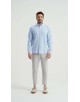 2502-2 Chemise en oxford - Bleu