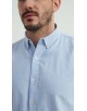 2502-2 Chemise en oxford - Bleu