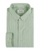 2502-5 Chemise en oxford - Vert & Blanc