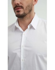 SAT-254-1 Chemise en coton - Blanc