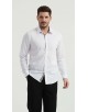 SLIM5047-1 Chemise carreaux tartan slim fit - Blanc