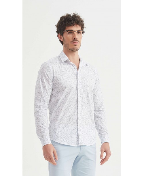 ENZO-108-29 Chemise "PREMIUM" à motifs coupe ajustée