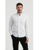 ENZO-116-01 Chemise col mao - Blanc