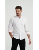 ENZO-116-01 Chemise col mao - Blanc