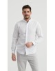 ENZO-116-02 Chemise col mao - Blanc