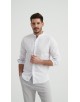 ENZO-116-02 Chemise col mao - Blanc