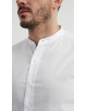 ENZO-116-03 Chemise col mao - Blanc