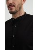 ENZO-116-05 Chemise col mao - Noir