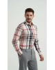 SLIM5048-1 Chemise carreaux TARTAN slim fit