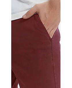 YE-808-6 Pantalon chino stretch bordeaux (T38 à T50)