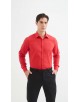 YE-222 Chemise rouge coupe confort