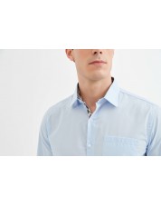 YE-278 Chemise bleu ciel coupe confort