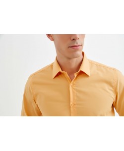 YE-279 Chemise dorée coupe confort