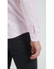 OXF-S05 Chemise rose en 100% coton oxford royal