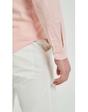 OXF-S06 Chemise orange en 100% coton oxford royal