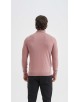 YE-6741-183 Pull col roulé vieux rose