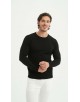 YE-6746-172 Pull noir col rond