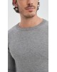 YE-6746-178 Pull gris col rond