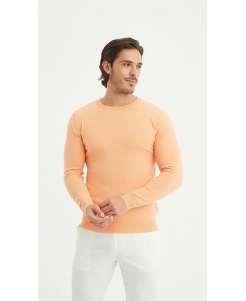 YE-6746-186 Pull orange col rond