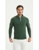 YE-6803-11 Col camionneur coton allure sport - Vert menthe