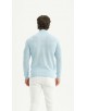 YE-6803-02 Col camionneur coton allure sport - Bleu ciel