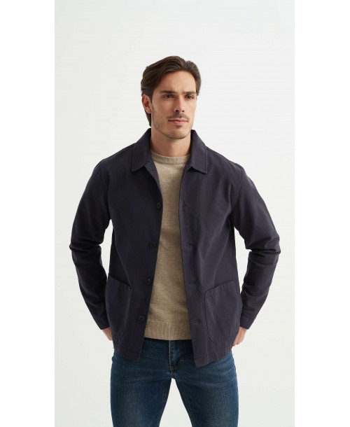 V001-2 Veste bleu marine