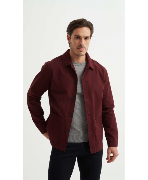 V001-4 Veste bordeaux