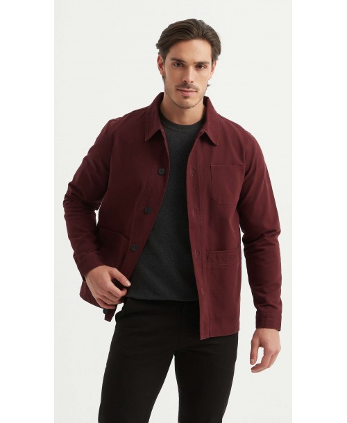 V002-4 Veste bordeaux