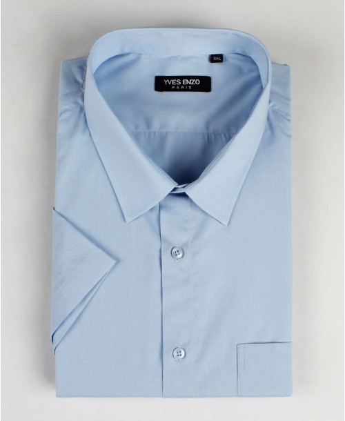 7301-78 Chemisette bleu ciel 2XL au 5XL