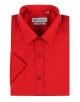 ENZO-530-22 Chemisette STRETCH rouge slim fit