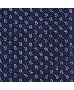 1506230-05 Chemise bleue motifs PAISLEY en confort fit