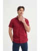 SLIM5301-73 Chemisette bordeaux slim fit