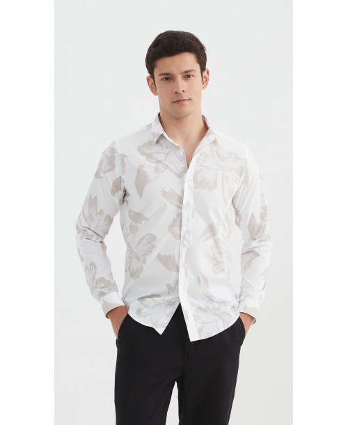 ENZO-111-05 Chemise "PREMIUM" à motifs coupe ajustée