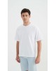 S319-01 T-shirt coton épais Oversize Blanc