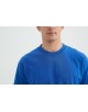 S319-04 T-shirt coton épais Oversize Bleu roy