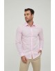 SLIM1009-3 Chemise rose slim fit