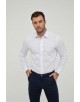 WHT-05-1 Chemise blanche slim fit poignets mousquetaires