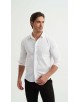 ENZO-118-01 Chemise coton - Blanc