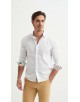 ENZO-118-02 Chemise coton - Blanc