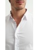 ENZO-118-03 Chemise coton - Blanc