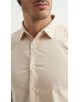 ENZO-118-07 Chemise coton - Beige