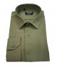  R002-48 Chemise vert olive piqué en confort fit