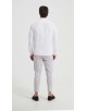  R002-01 Chemise blanche piqué en confort fit