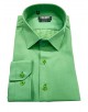 SAT100-32 Chemise vert en slim fit