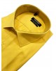 T60-43 Chemise piqué jaune slim fit