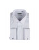 WHT-05-1 Chemise blanche slim fit poignets mousquetaires