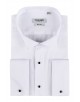 WHT-20-1 Chemise blanche col cassé slim fit poignet mousquetaires