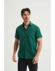 YE-2382 Chemisette vert foncé confort fit