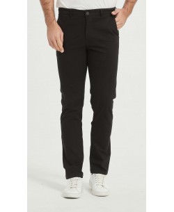 YE-807-01 Chino stretch noir (T38 à T50)